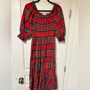 Ivy City Co Madeline’s Holiday Plaid Dress - Small